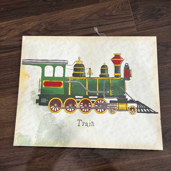 At Home Airplane, Train, Fire Truck Wall Art - Picture 3 of 7